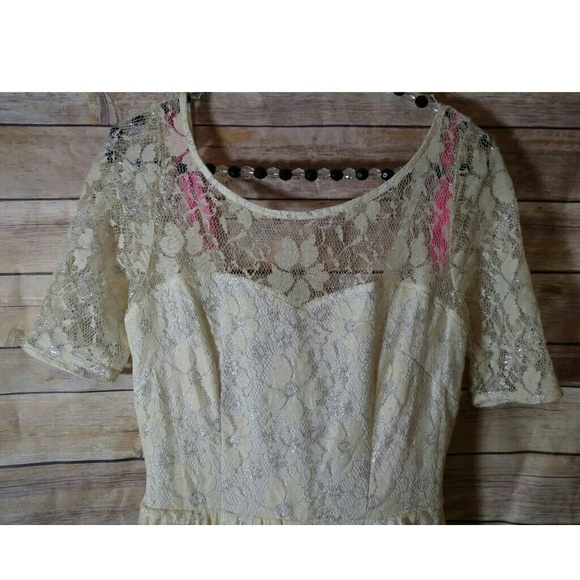 Betsey Johnson Ivory Lace Dress - Picture 3 of 9